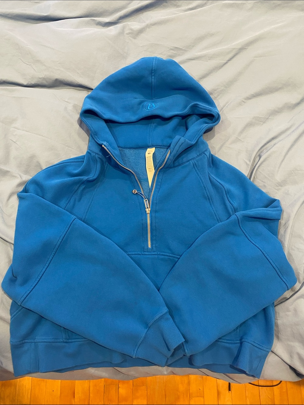 lululemon athletica Vibrant Blue Scuba Oversized Half-Zip Hoodie